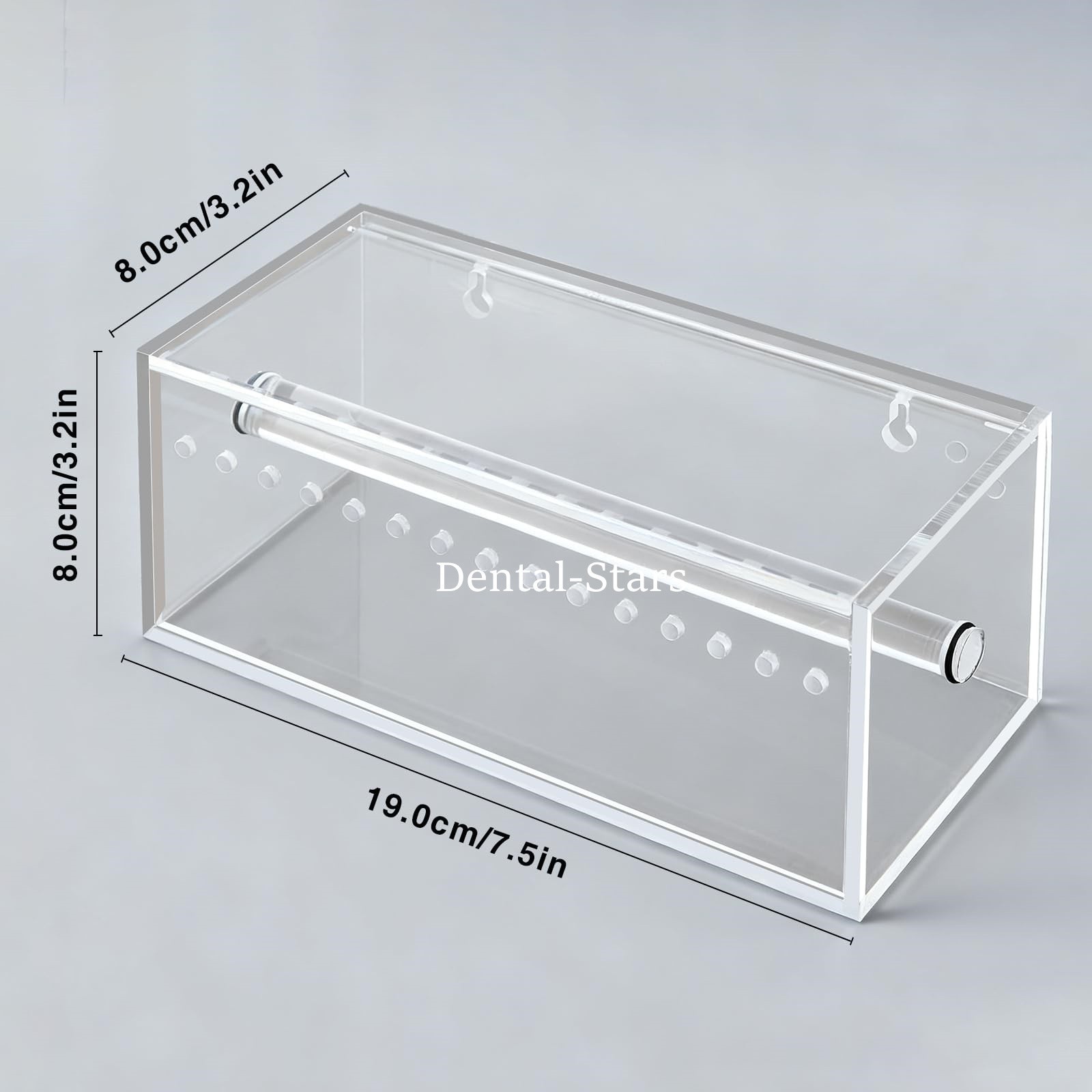 Dental Orthodontic Elastic Power Chain Dispenser Reel Organizer Box with Lid USA