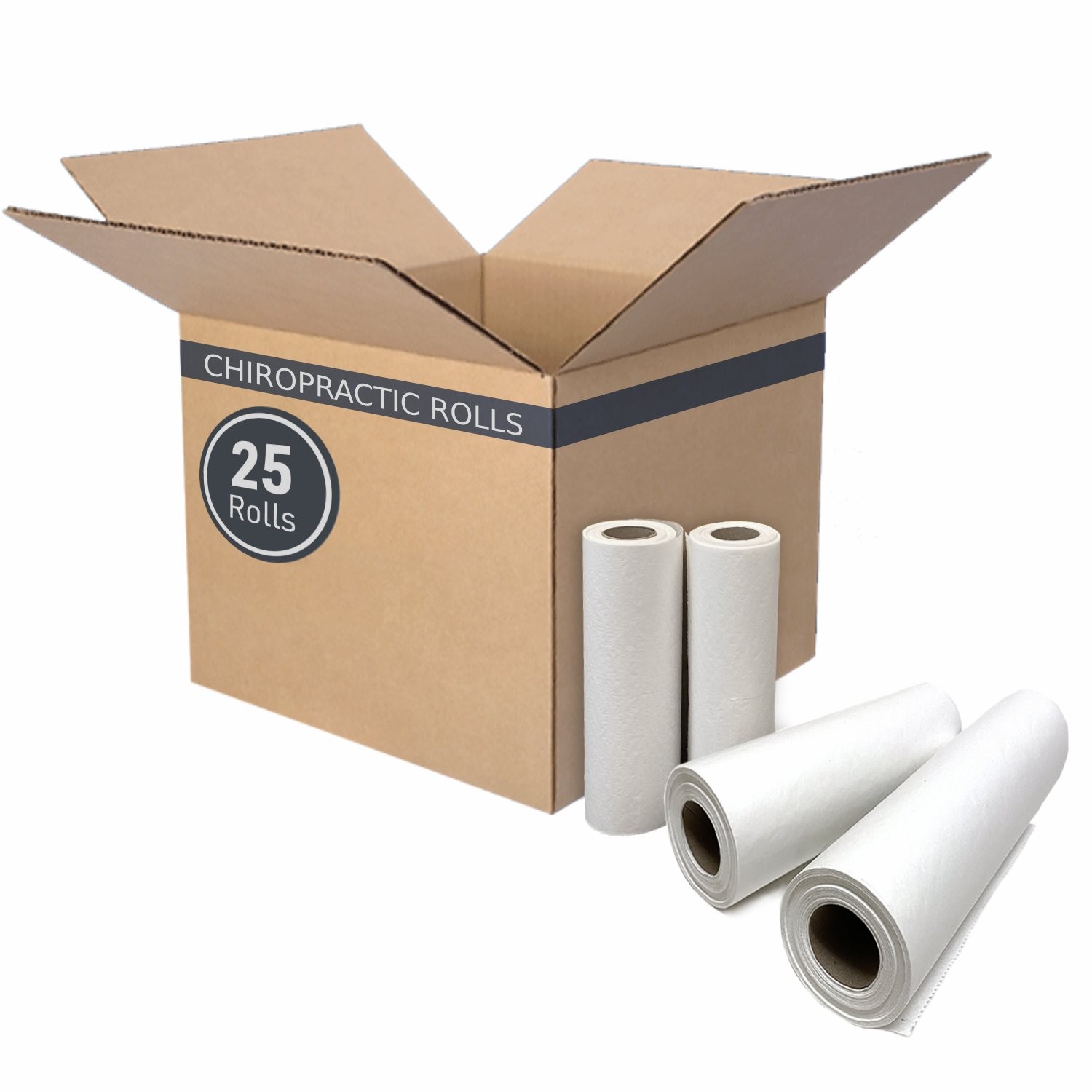 BodyMed Premium Headrest Paper Rolls for Chiropractic Exam Table, Disposable