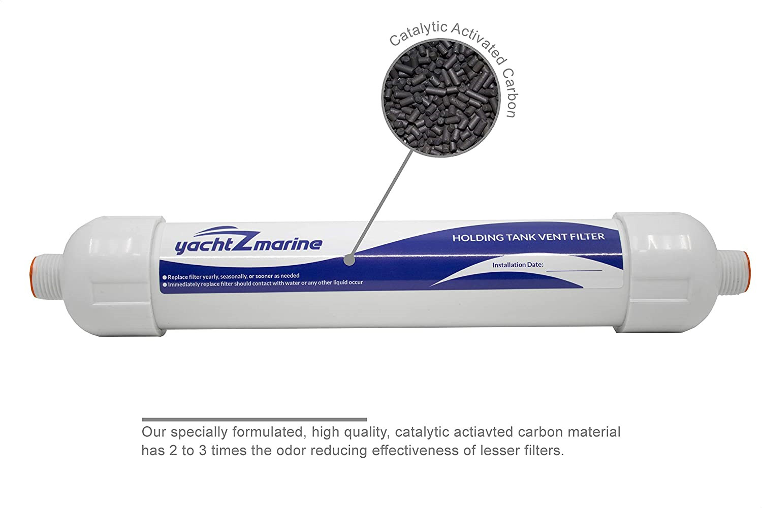 YachtZmarine Holding Tank Vent Filter – Direct Generic Replacement for: Dometic,