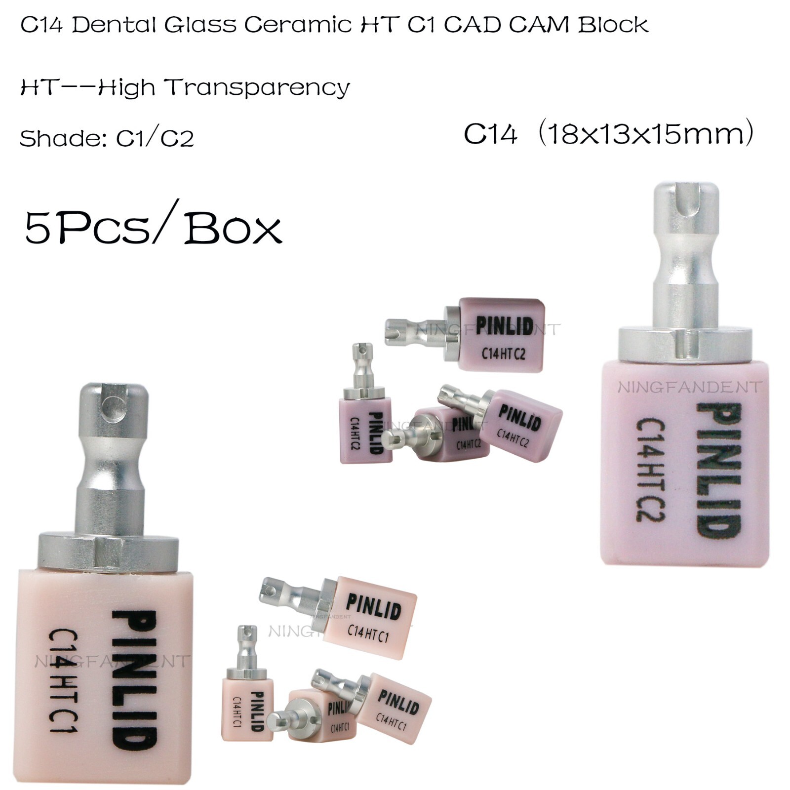 US C14 Dental Emax Glass Ceramic Blocks Lithium Disilicate CAD/CAM CEREC Blocks