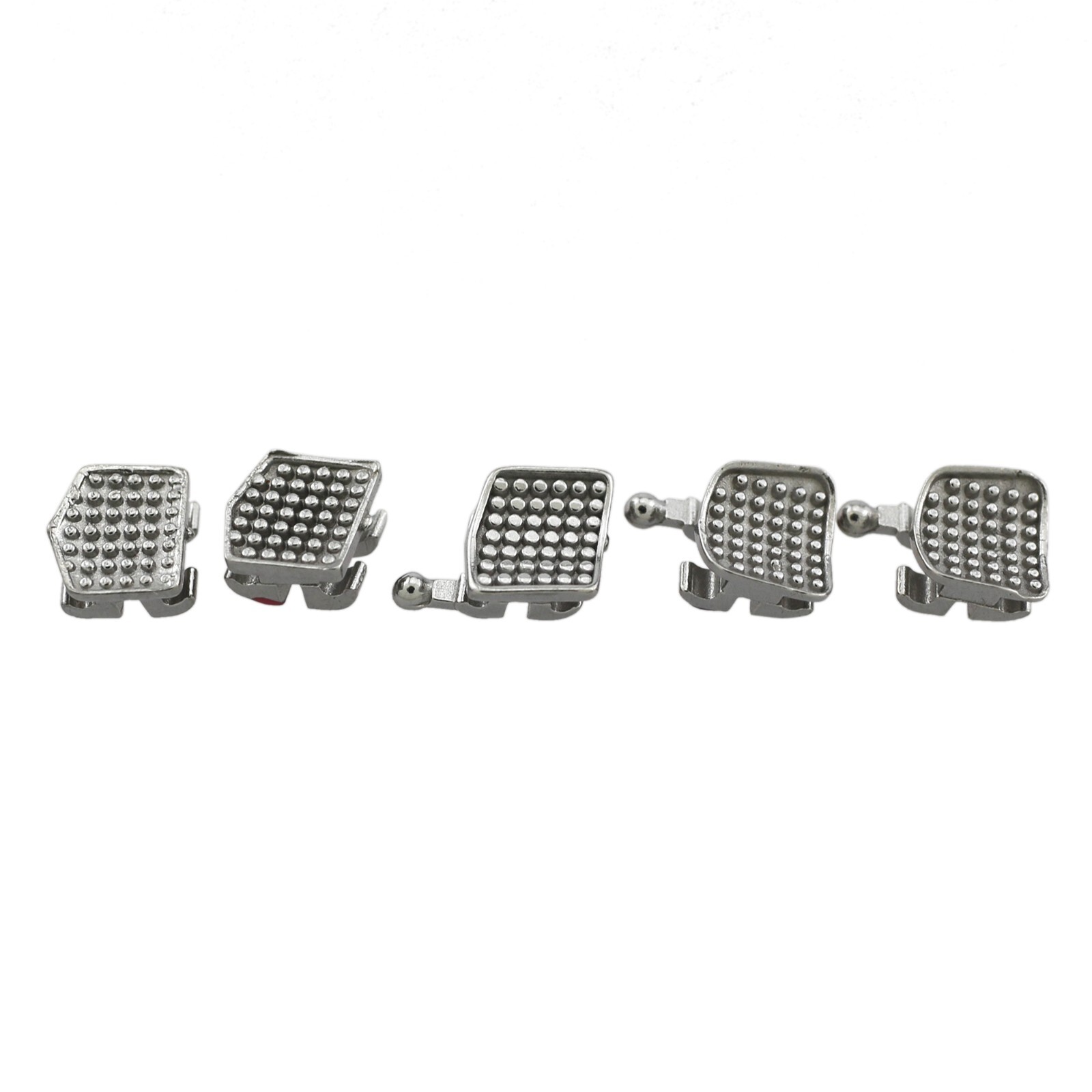Dental Orthodontic Mini Twin MIM Metal Brackets Braces Roth MBT 022345 Hooks 5-5
