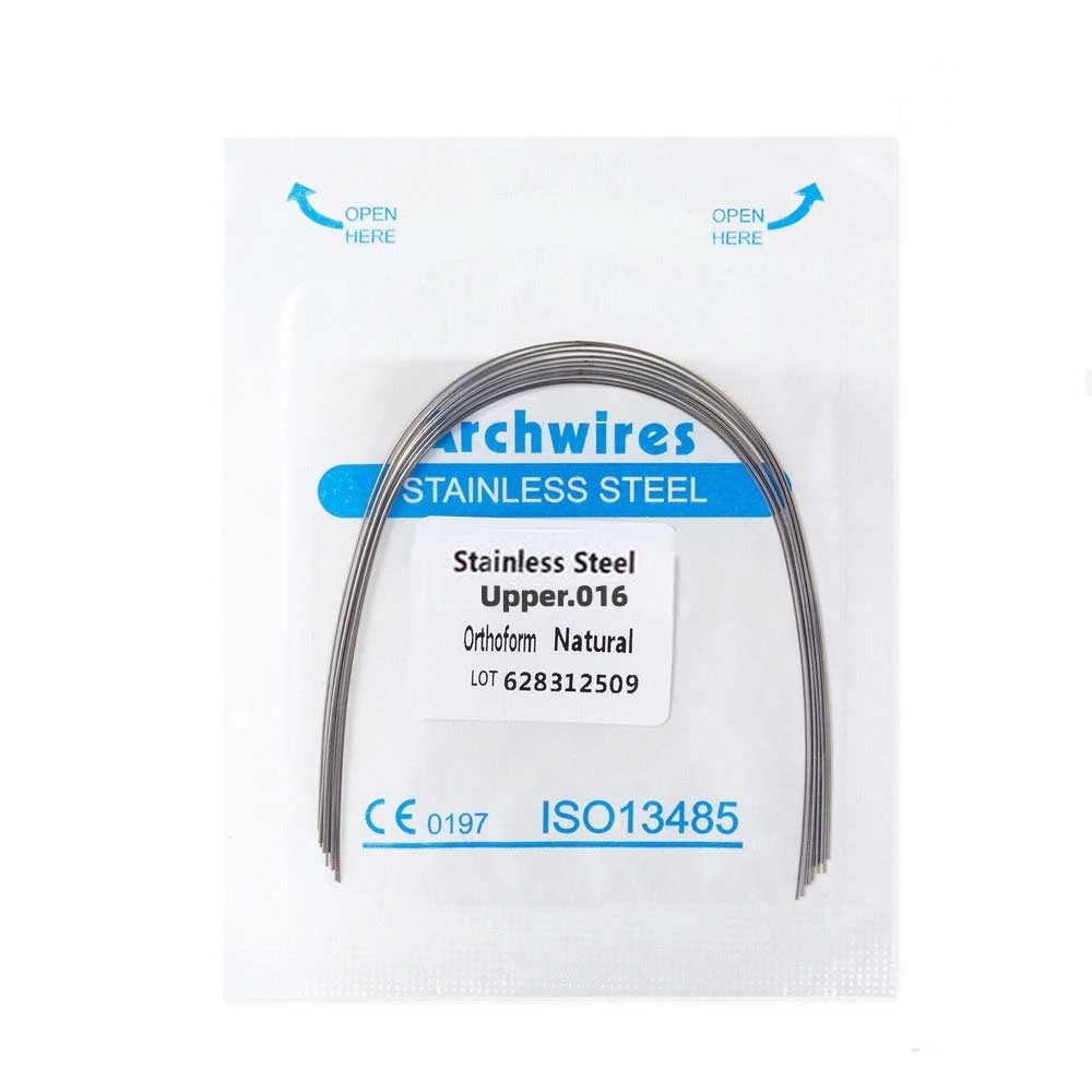 10pcs/pack Dental Orthodontic Arch wire Stainless Steel S.S Round Natural Form