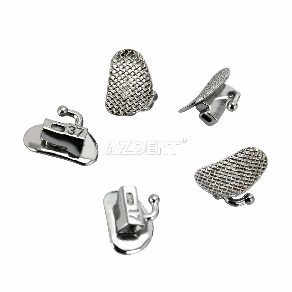AZDENT Dental Orthodontic Buccal Tubes 1st 2nd Molar Tube Roth MBT 022 Bondable