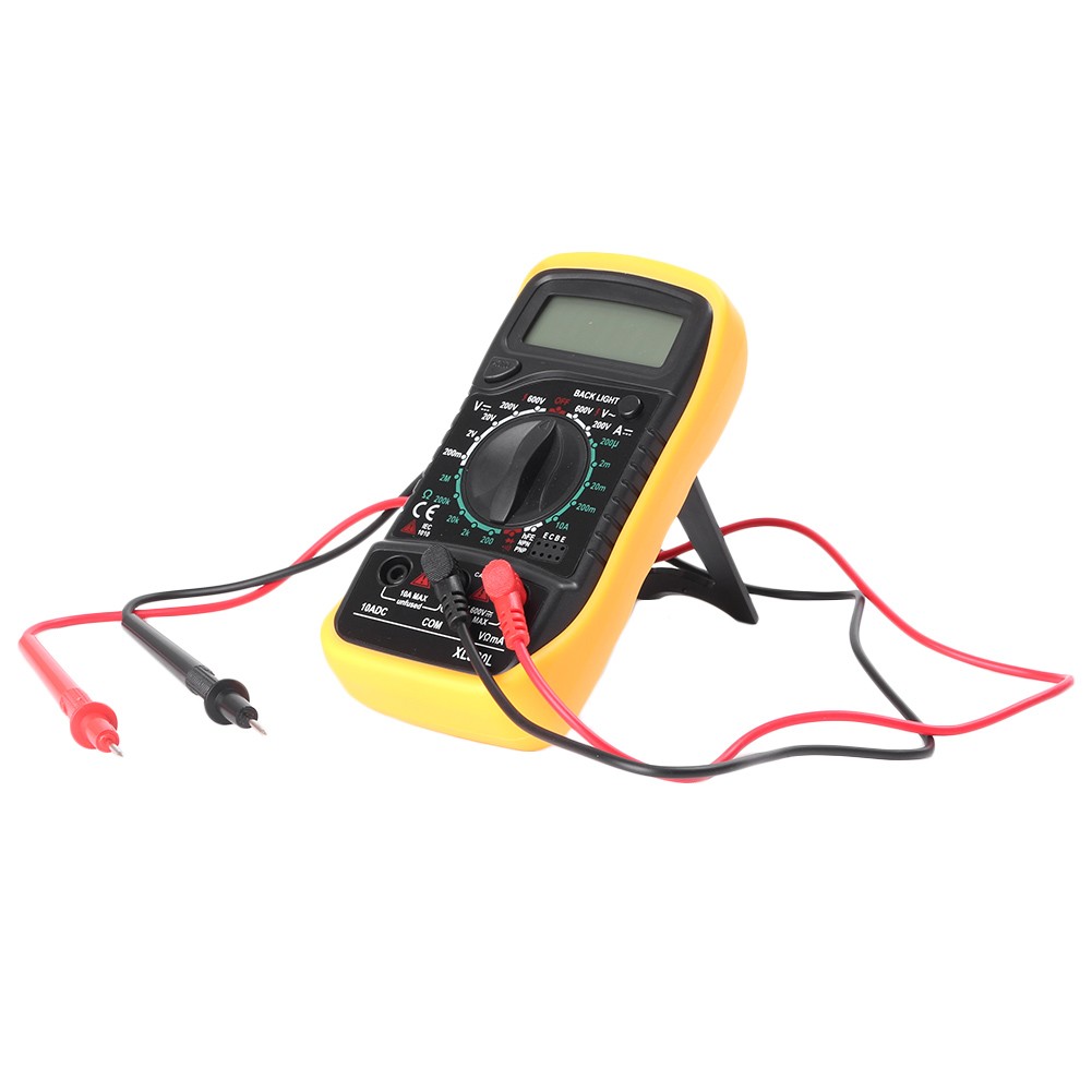 200/600V Digital Ohmmeter LCD Multimeter AC DC Voltmeter Ohmmeter Ammeter
