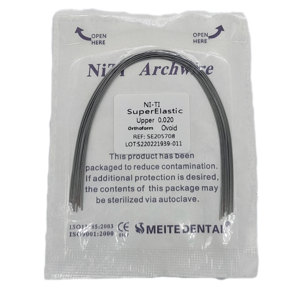Dental Orthodontic Super Elastic Niti Arch Wire Round 012-020 UPPER LOWER