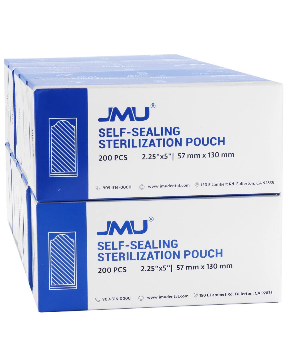 JMU 200Pcs/Box Dental Self-Sealing Sterilization Pouches 2.25″ x 5″