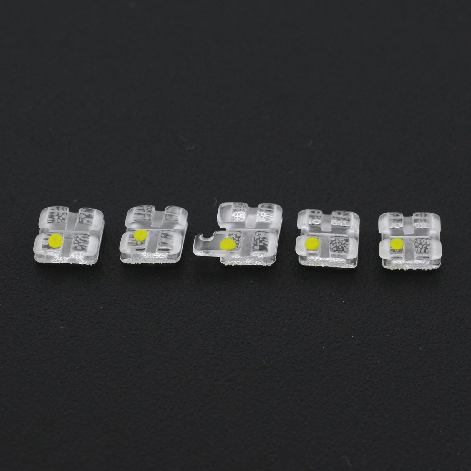 Orthodontic Sapphire Bracket Monocrystalline Aesthetic Brace Roth 022 3w/h Upper