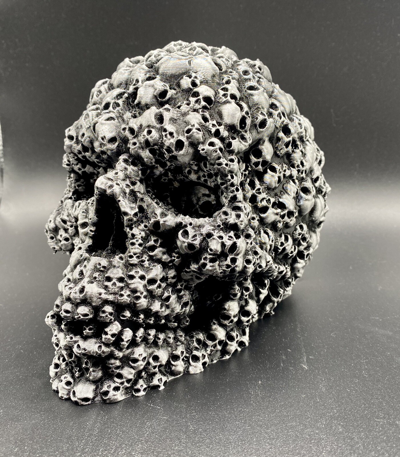 Human Skull Of Skulls Replica 3D Print Halloween Decor Hex3D