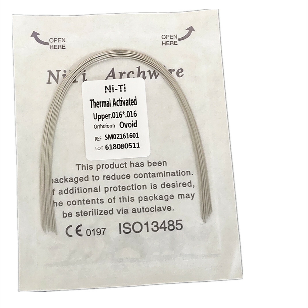 20Packs Dental Orthodontic Heat Thermal Activated Niti Rectangular Arch Wires
