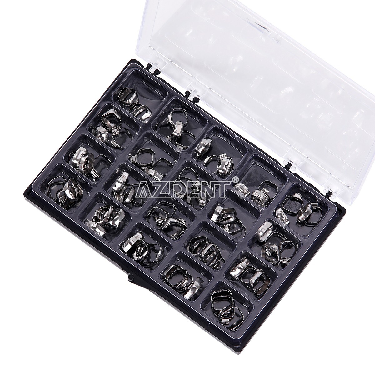 Dental Ortho Bondable Buccal Tube with Band Roth MBT 022 1st 2nd Molar Non-conv