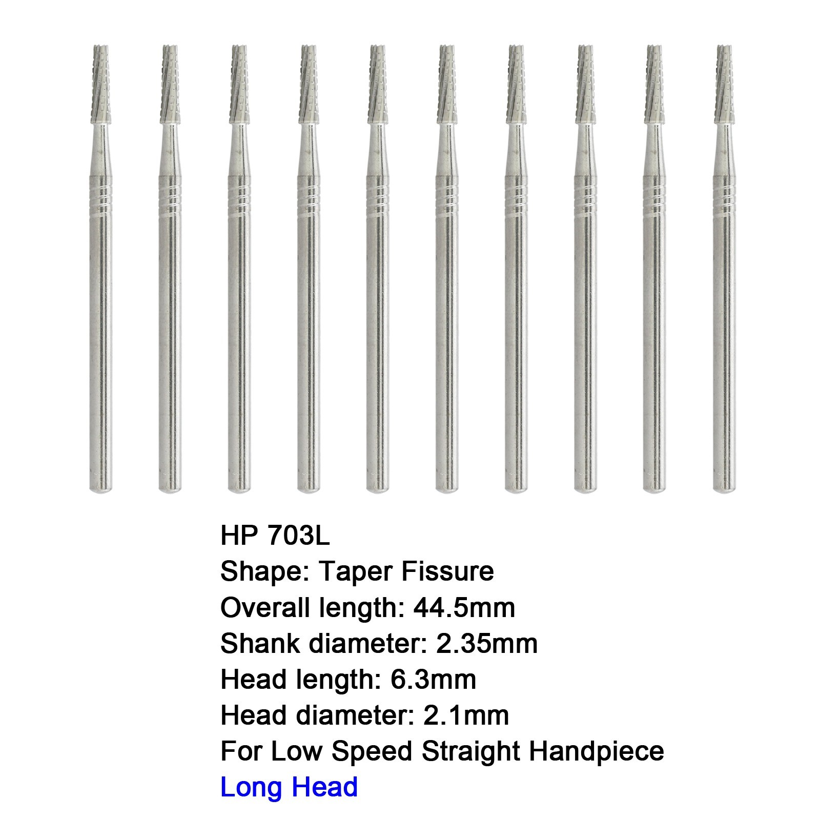 Wave Dental Surgical Burs Carbide 698 699 699L 700 701 702 702L Taper HP Prima