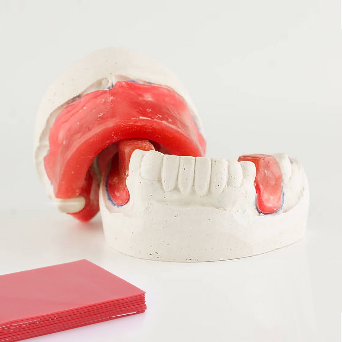 Dental Base Plate Wax Molding Casting Red Wax Sheet Denture Utility Bite Casting