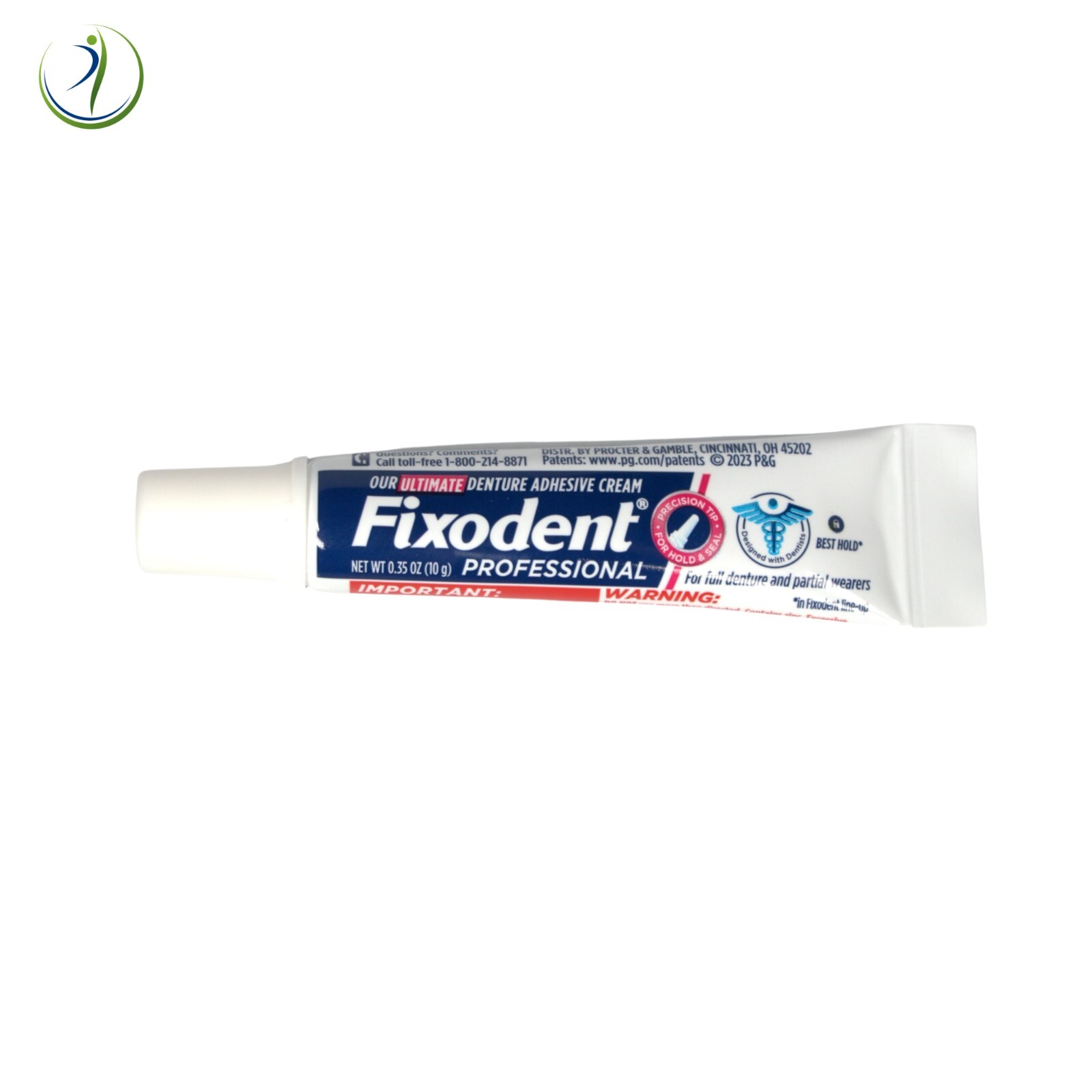 3 X Fixodent Professional Ultimate & Strongest Denture Adhesive Cream 10g 0.35oZ