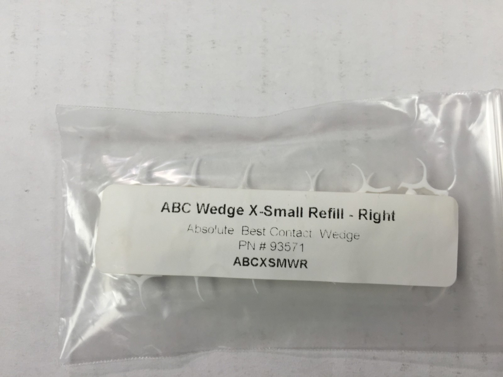 ABC Wedge Extra Small refill Right 24/pack White To restore the difficult class2