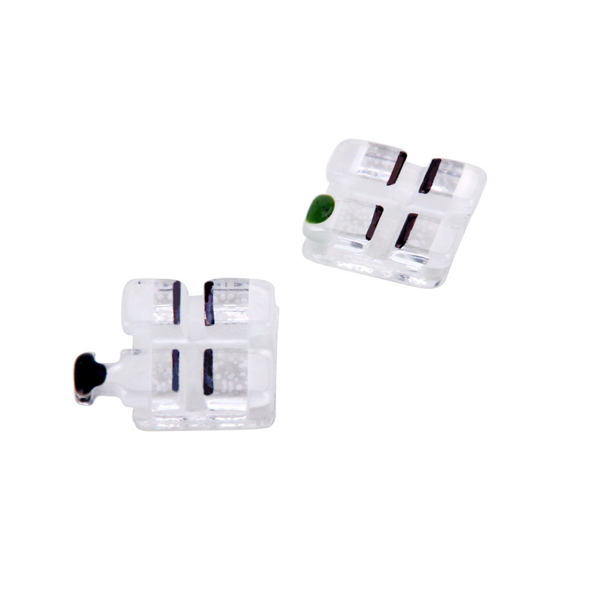 Dental Orthodontic ABSOLUTE Sapphire Ceramic Bracket Roth/MBT.018/022 Hooks 345