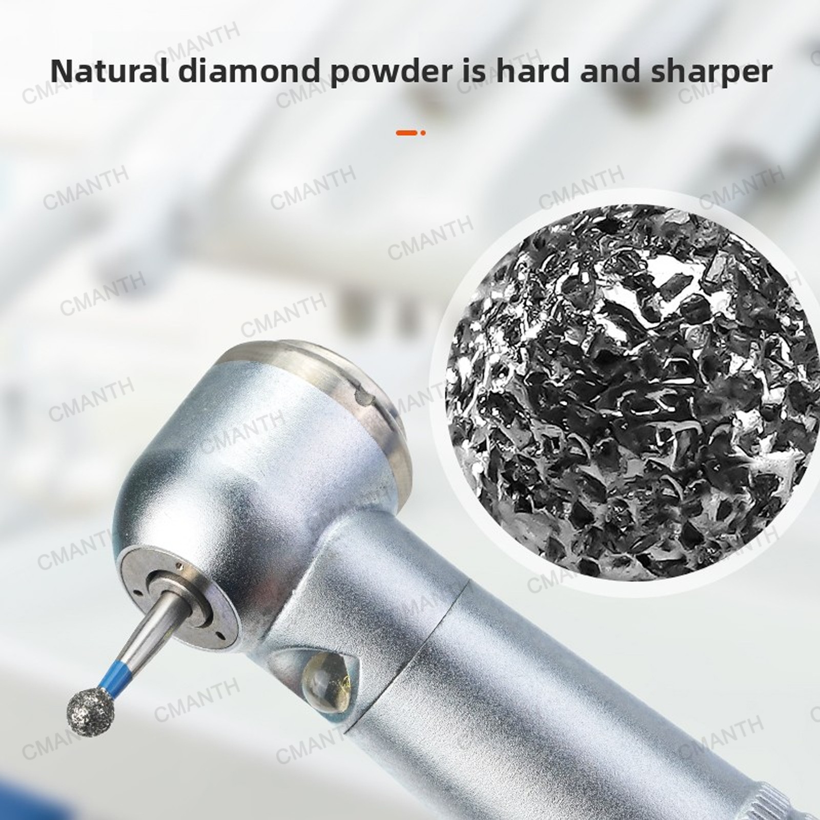 20PCS Dental Diamond Burs FG High Speed Bur Round End Coarse Fine Grit 880 881