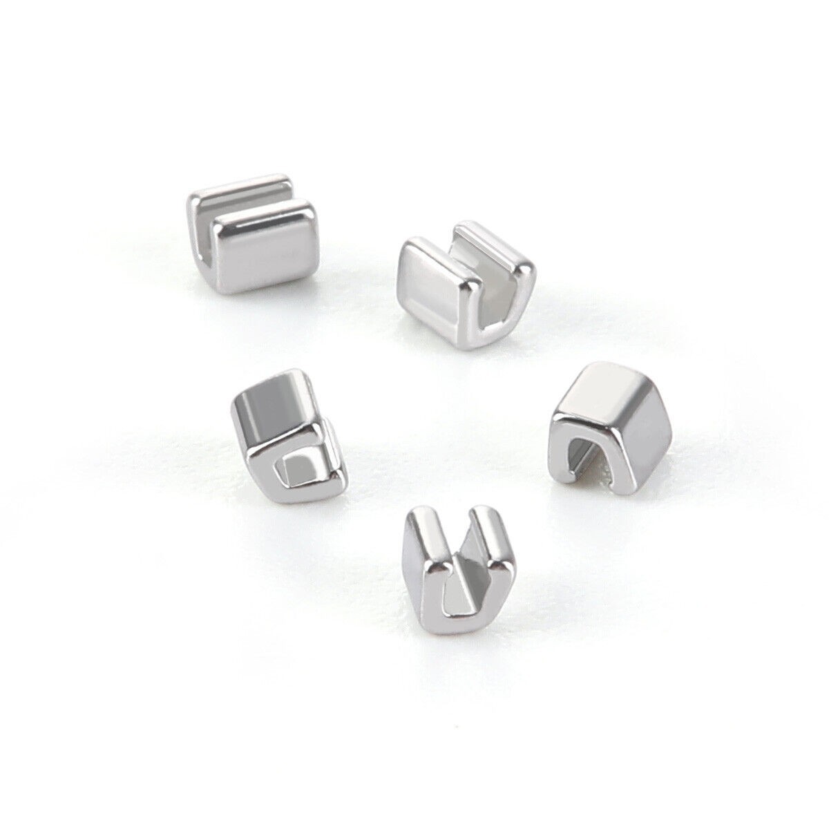 10 Pcs/Pack Dental Orthodontic Crimpable Hooks Stops Metal Stop for Arch Wire