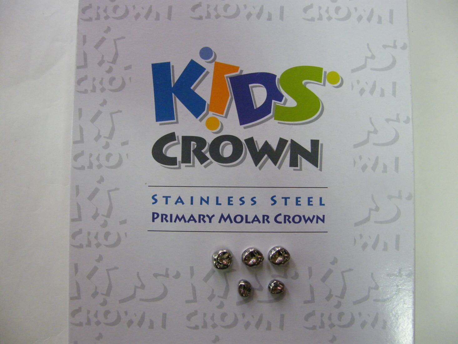 5 PCS Dental Kids Primary Molar Crown Stainless Steel Pediatric 48 Sizes choice