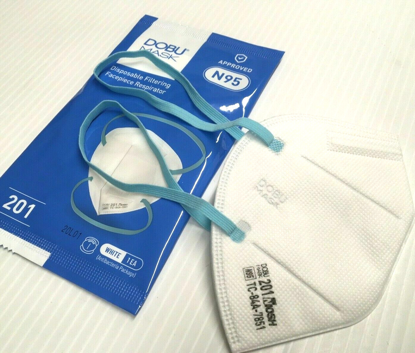 10 NIOSH N95 Face Mask Made in Korea Medical Respirators Protective Covers DOBU