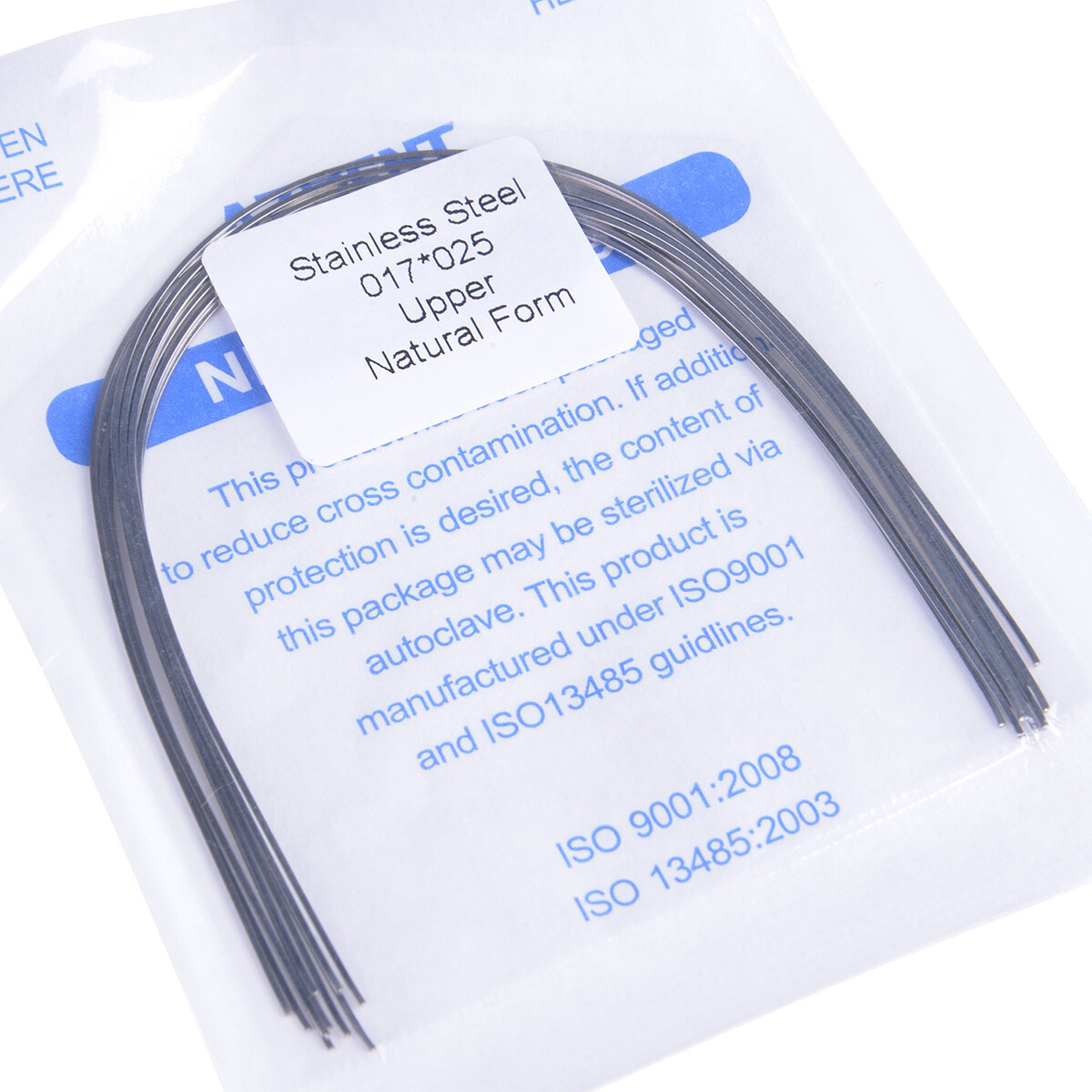 AZDENT Dental Stainless Steel Rectangular Arch Wires Nature Form / Oval Form