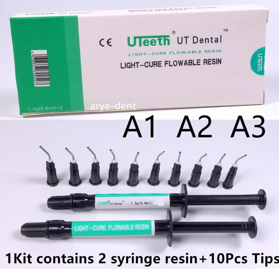 Dental Composite Resin Flowable Light Cure A1/A2/A3 Flow Bonding Agents Adhesive