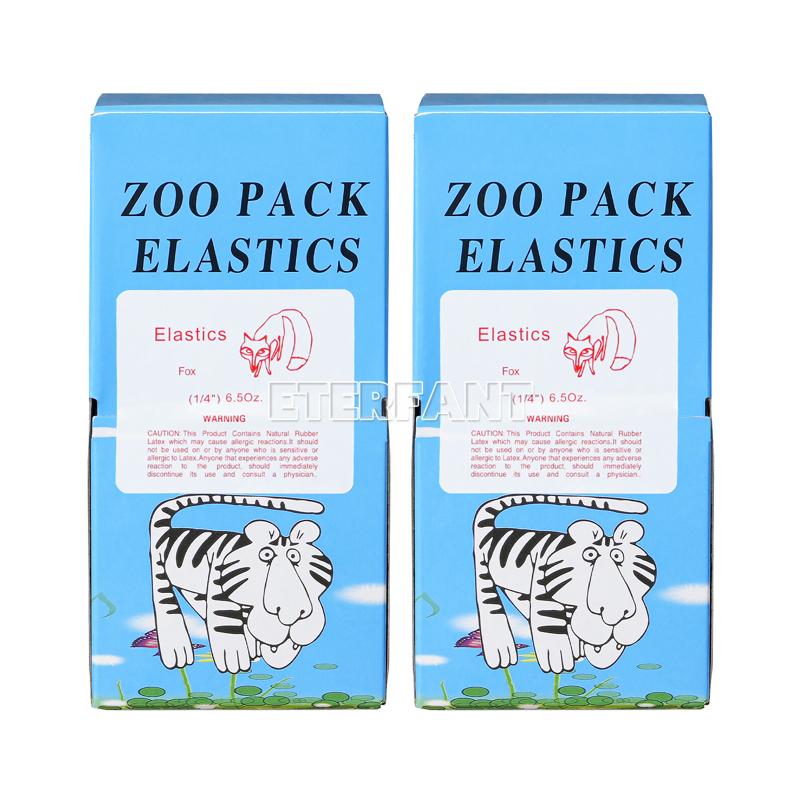 10XETERFANT Dental Ortho Rubber Bands Elastic Latex Braces 6.5oz 1/4 5000pcs/box