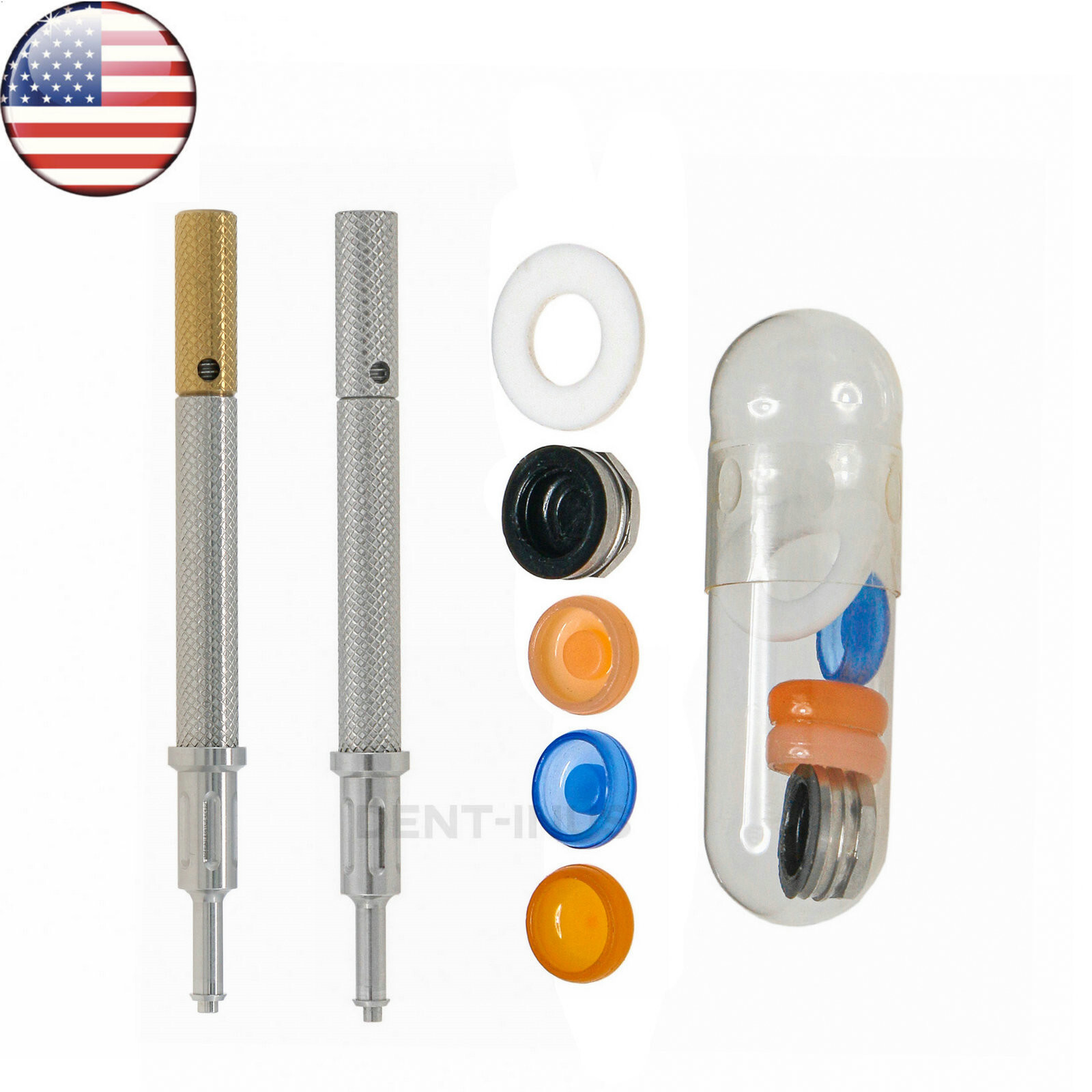 US Dental Attachment Locator Abutment for Nobel Biocare NP/RP 1-5mm Caps Kit