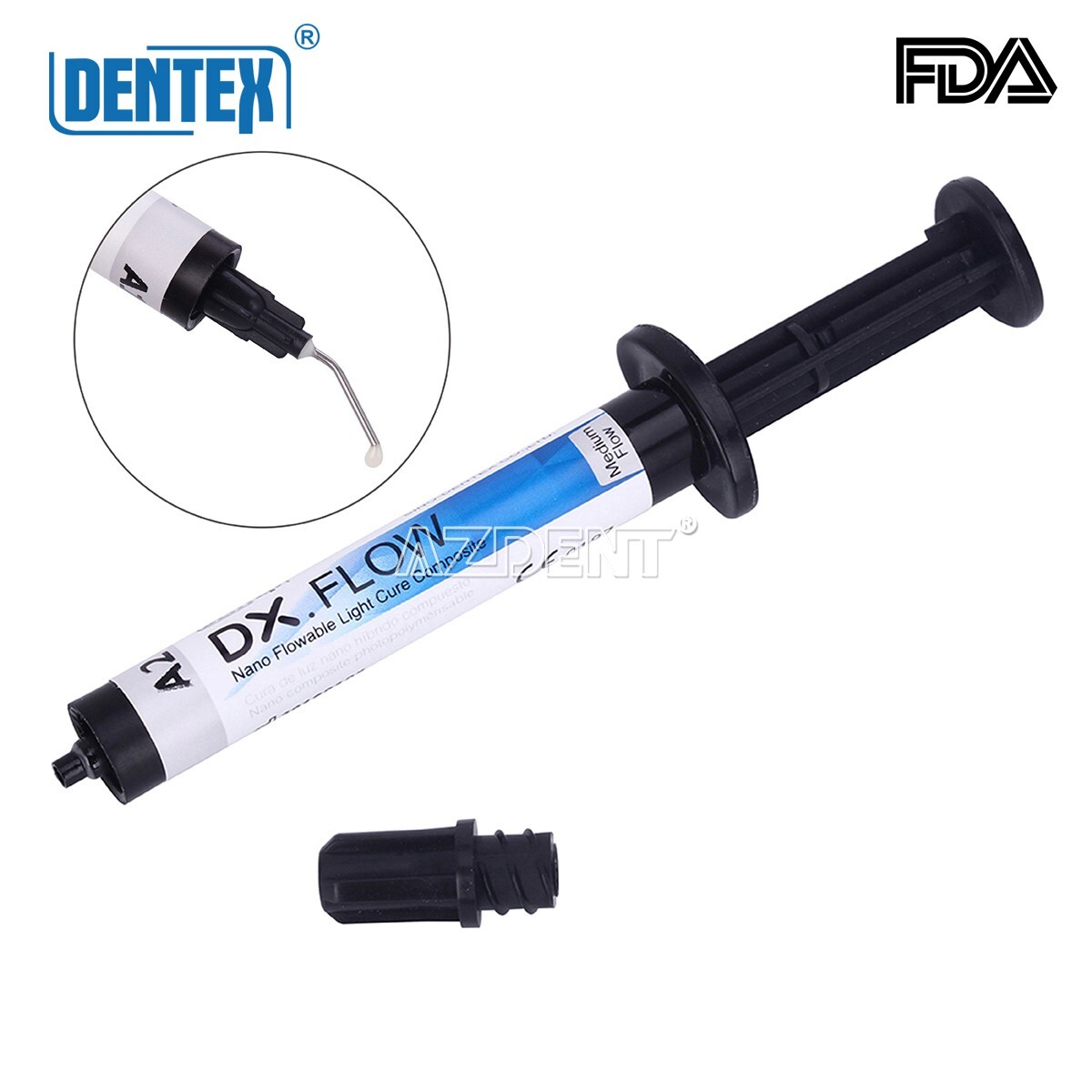 Dental Composite Resin Medium Flowable Light Cure/ Etching Gel /Bonding Adhesive