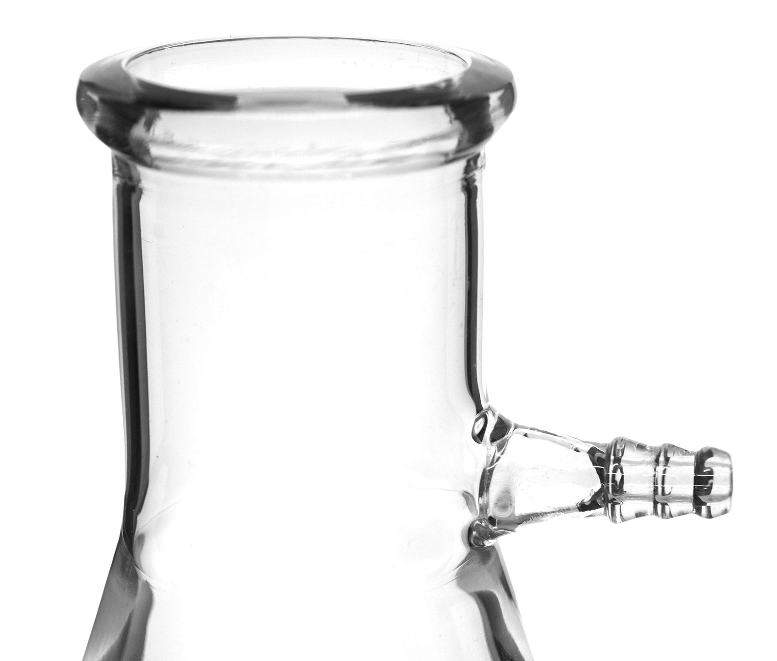 EISCO Filtering Flask, 1000ml Borosilicate Glass Conical Shape, with Integr…