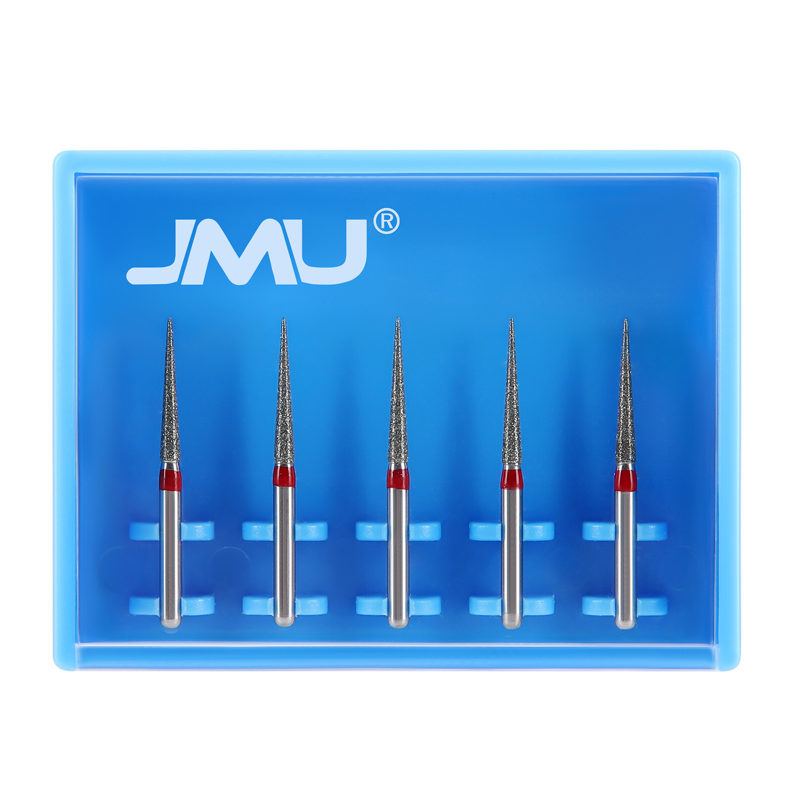50Pcs JMU Dental Diamond Burs Needle Type FG 859 5Pcs/Box