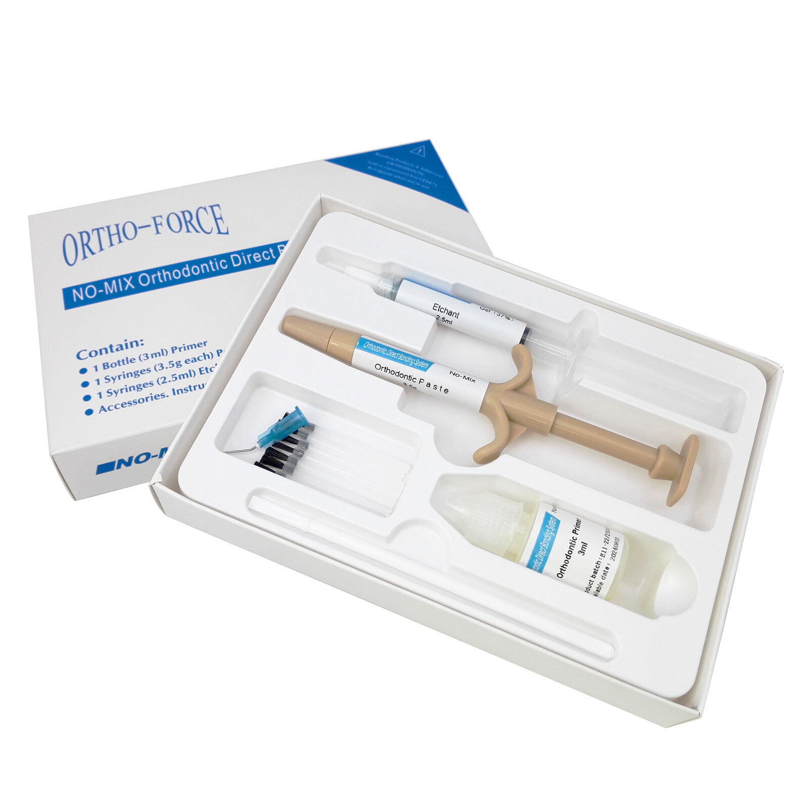 Dental Orthodontic Direct Paste Adhesive Bonding Self Cure Composite Resin Kit