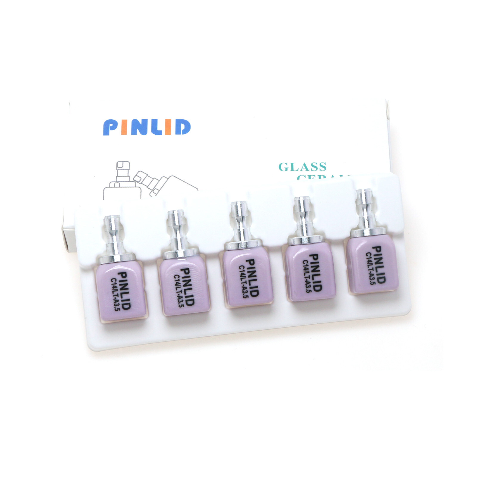 US C14 HT/LT Dental Emax CAD blocks Glass Ceramic Lithium Disilicate Block CEREC