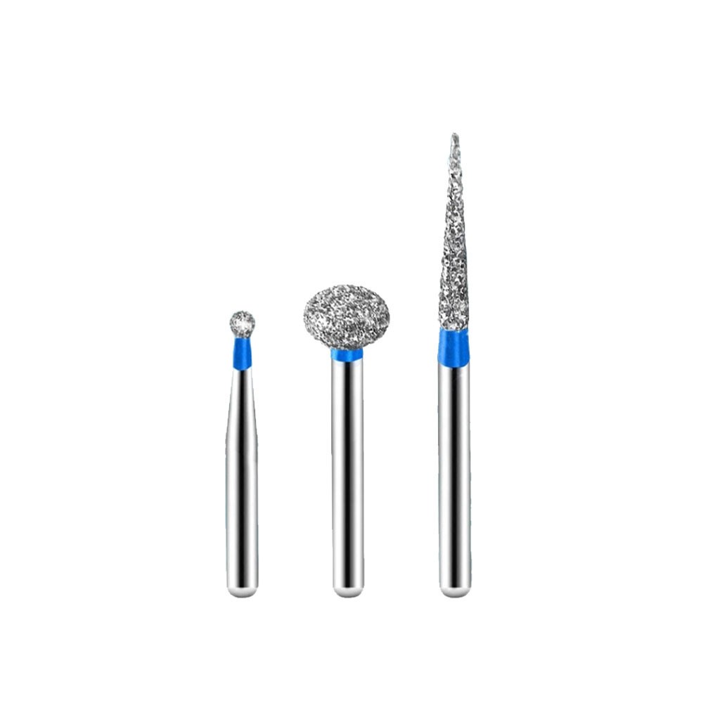 100PCS Dental DIA-BURS Diamond Burs 1.60mm for High Speed Handpiece 5Pcs/pack