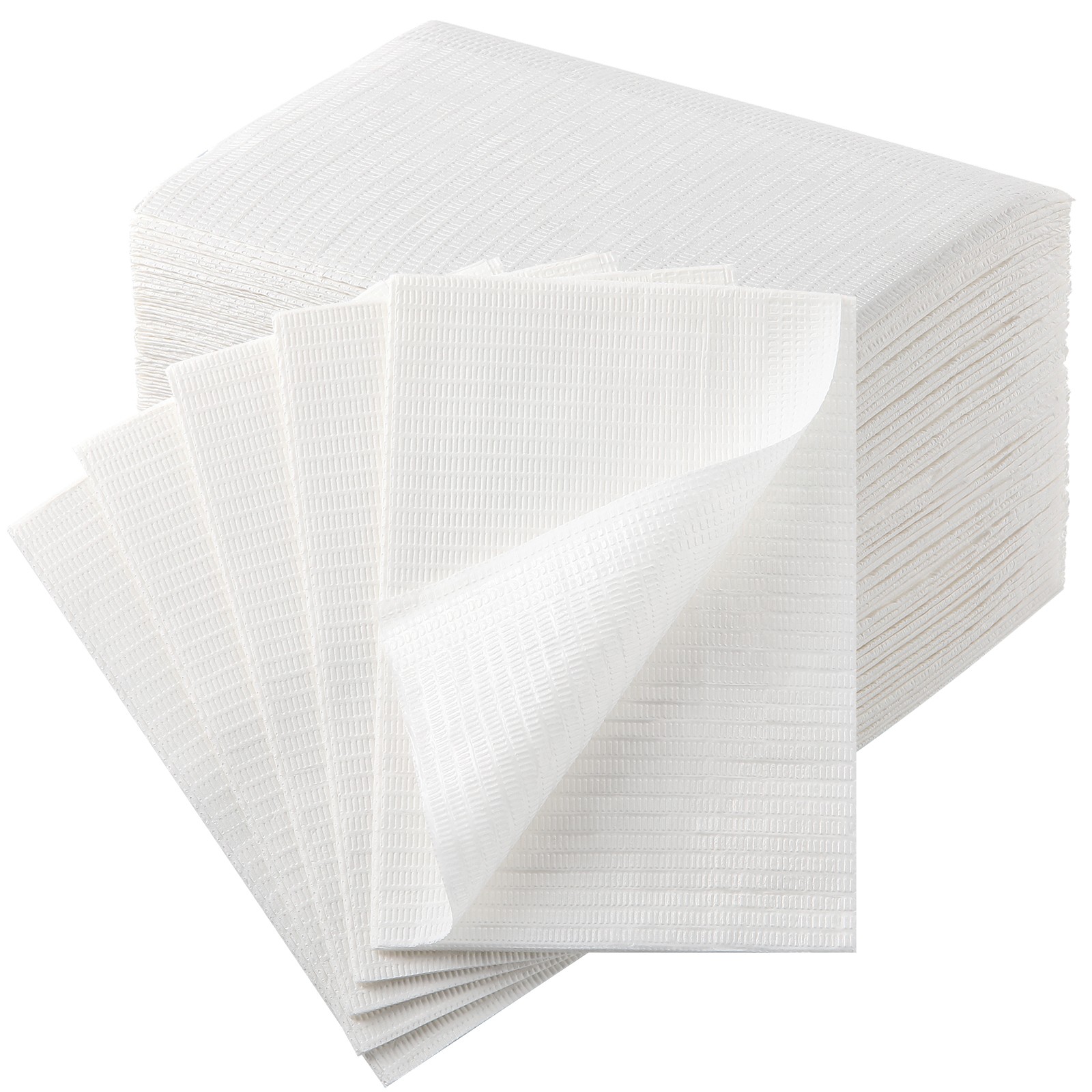 50pcs Dental 13×18″ Patient Bibs Waterproof Bibs 3Ply Medical Tattoo Towel Cover