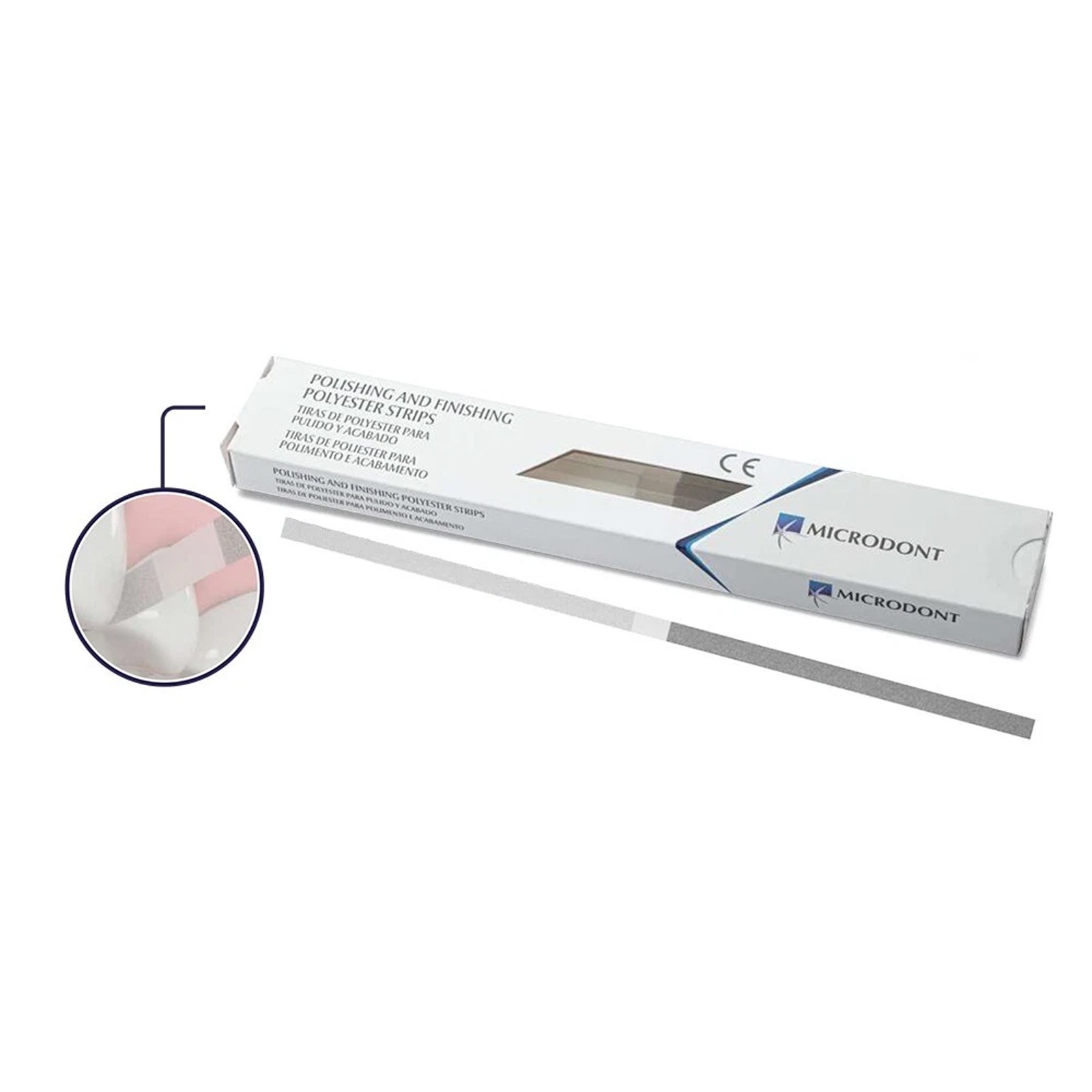 Dental Composite Polyester Polishing and Finishing Strips FINE/MEDIUM 100pcs