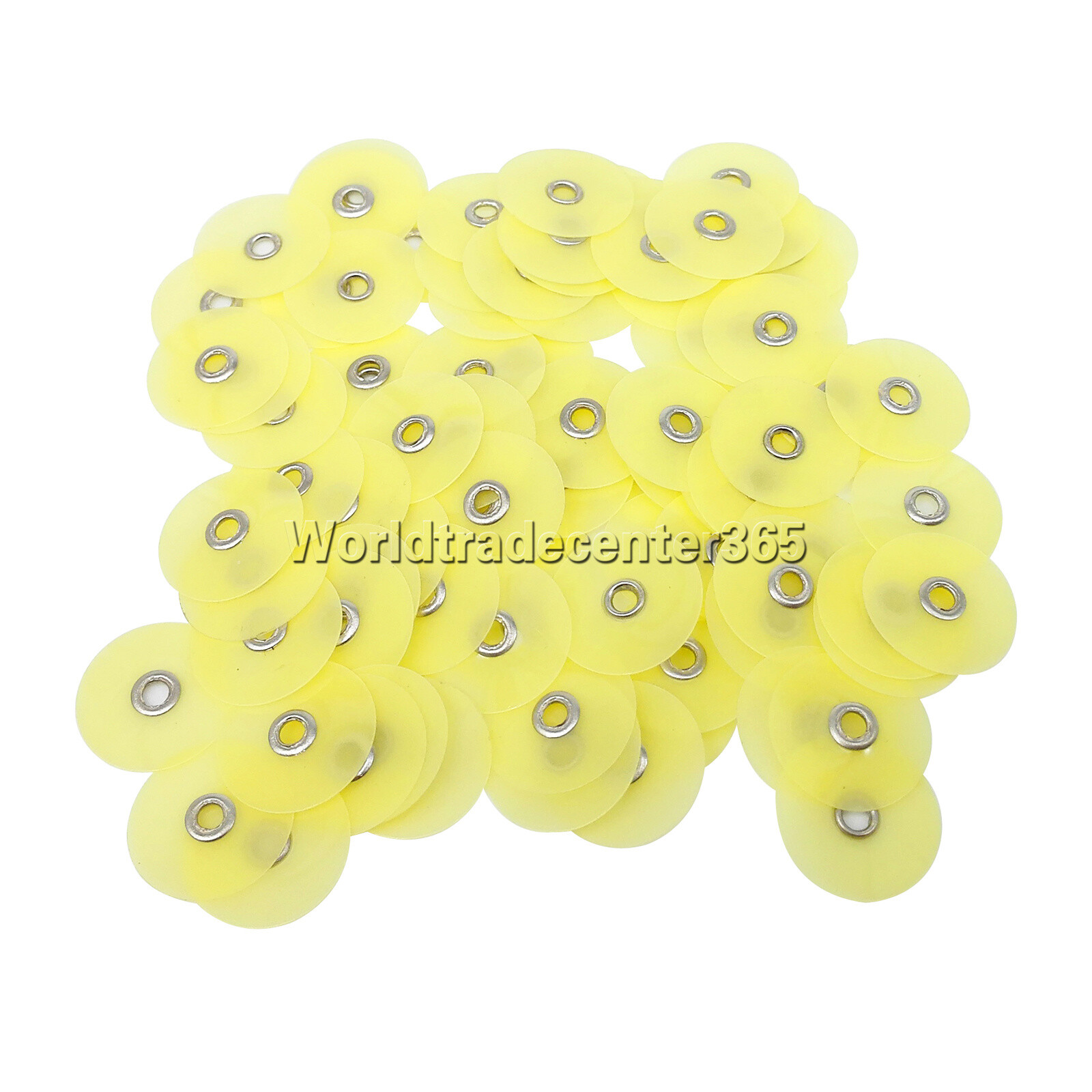 100Pcs Dental Composite Finishing Polishing Discs Coarse Fine Medium 14mm Wheel