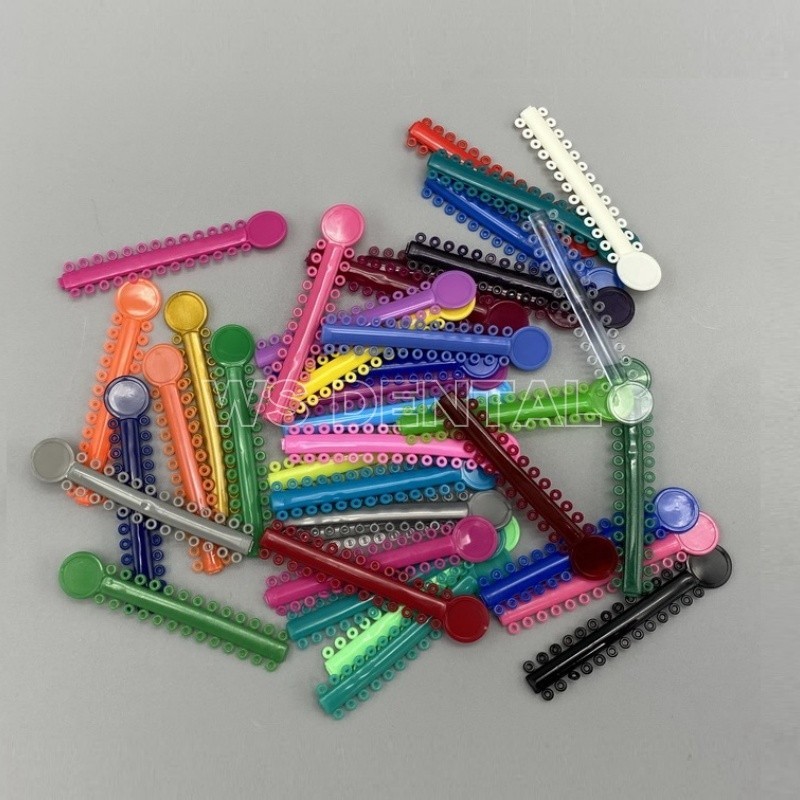 Dental Orthodontic Elastic Ligature Ties Rubber Bands for Brackets Brace 1 bag