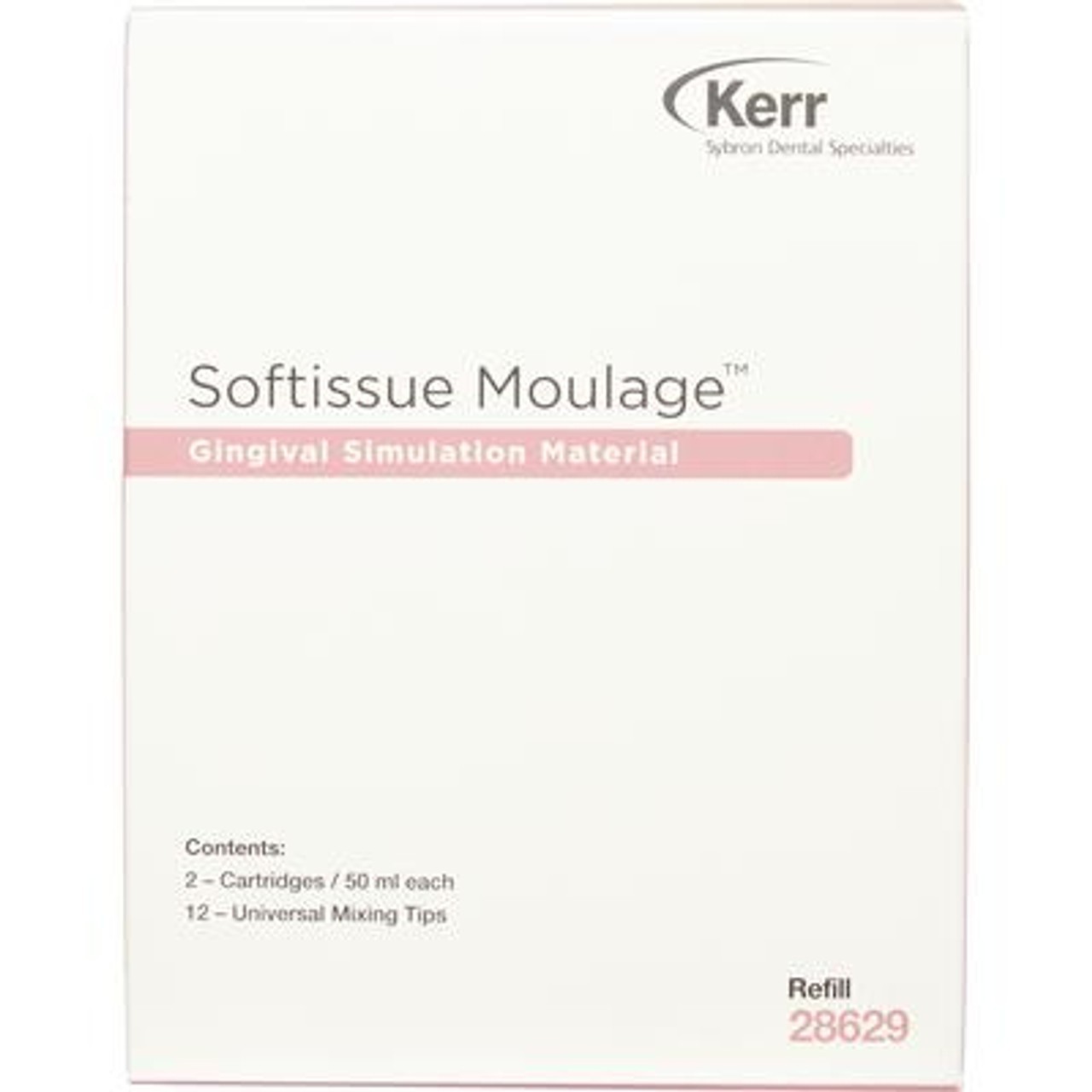 Kerr Softissue Moulage™ Gingival Simulation Material 2/PK REFILL #28629