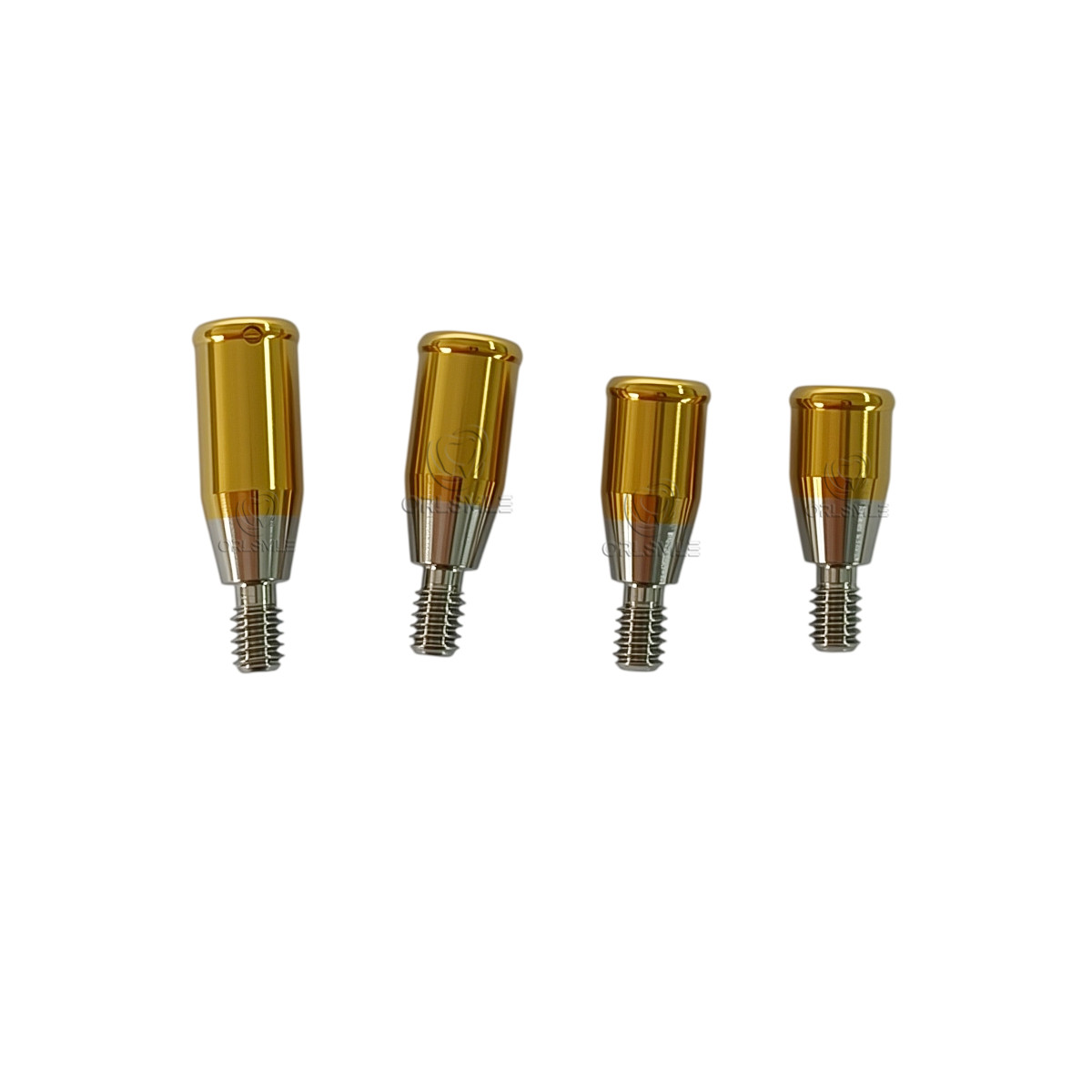 Locator abutment & Standard males caps fit to Nobel Active RP GH1-6
