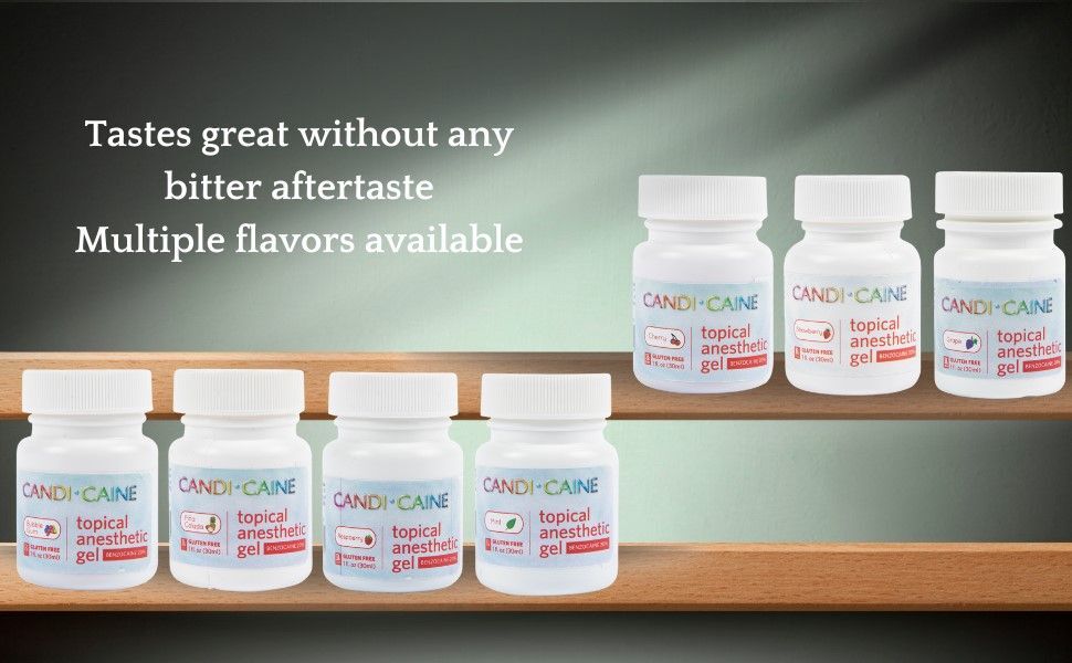Dental Topical Anesthetic Gel 20% Benzocaine 1oz Jar Made in USA exp. 2026
