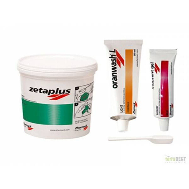 Zhermack Zetaplus Intro Kit Putty Oranwash Indurent Gel Impression Material Fast
