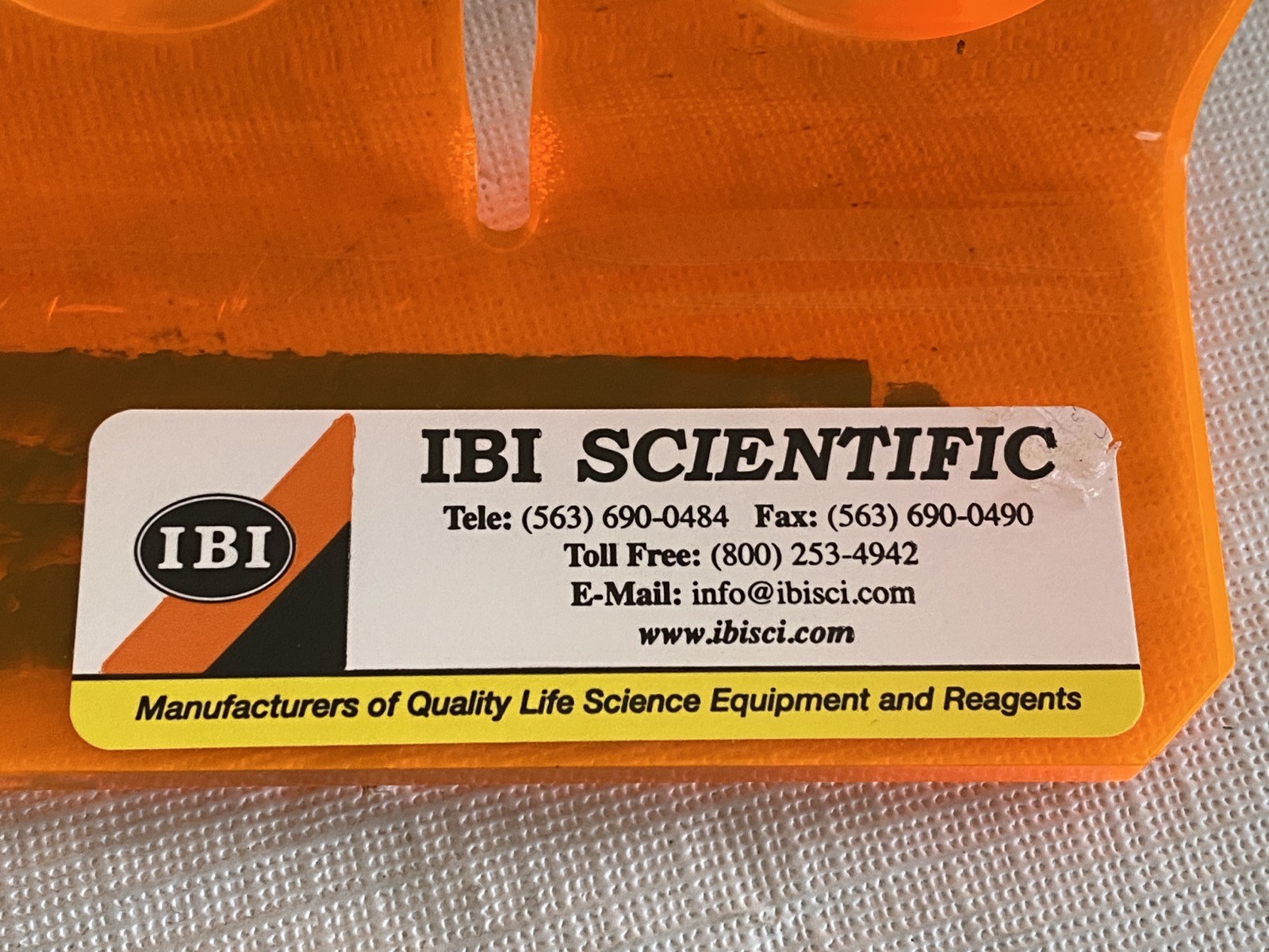 (3) IBI SCIENTIFIC 4-Place Hanging Pipette Stand w/ Filler on Right Side PST-50