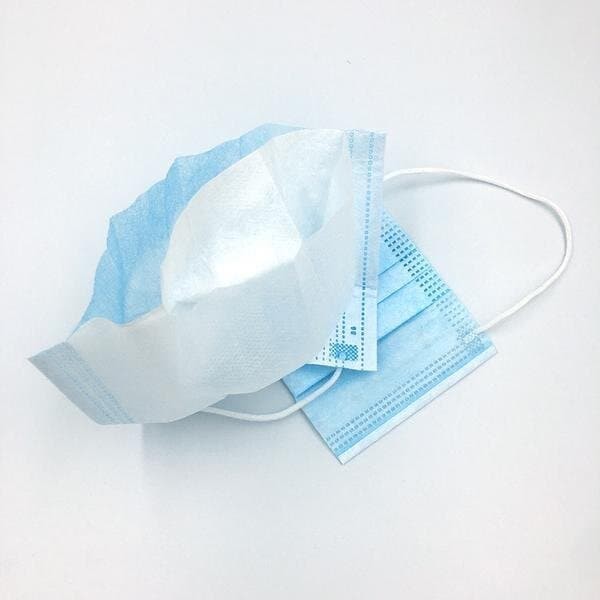 Case of Face Masks, Blue, 50-Count, 40PK, 3PLY