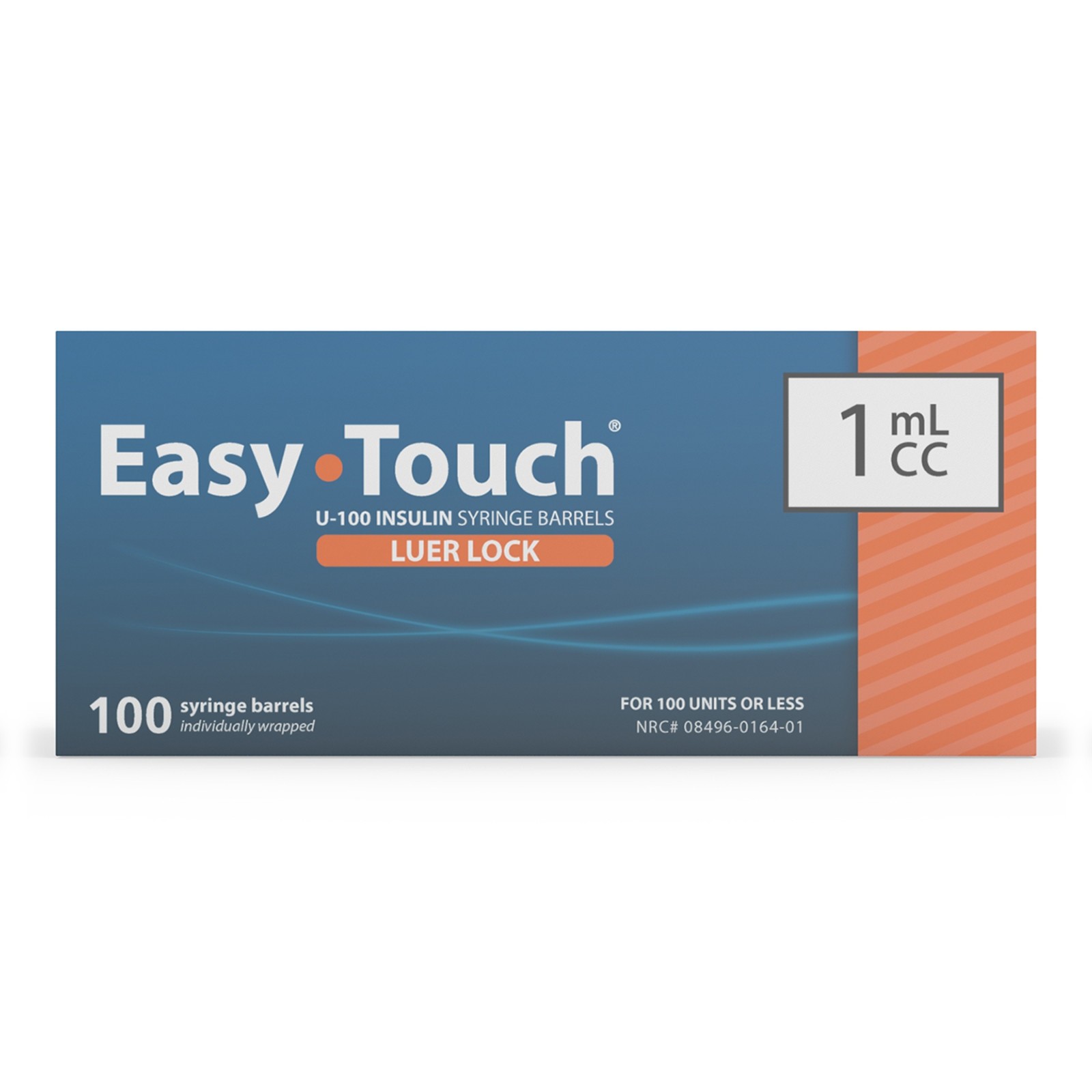 EasyTouch 1mL Syringe General Purpose Syringe 1 mL / 1CC Luer Lock Sterile