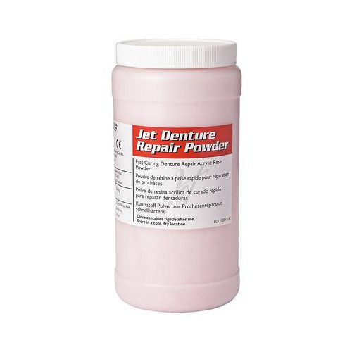Lang Dental 1230PNK Jet Denture Repair Fast Curing Acrylic Resin Powder 1Lb Pink