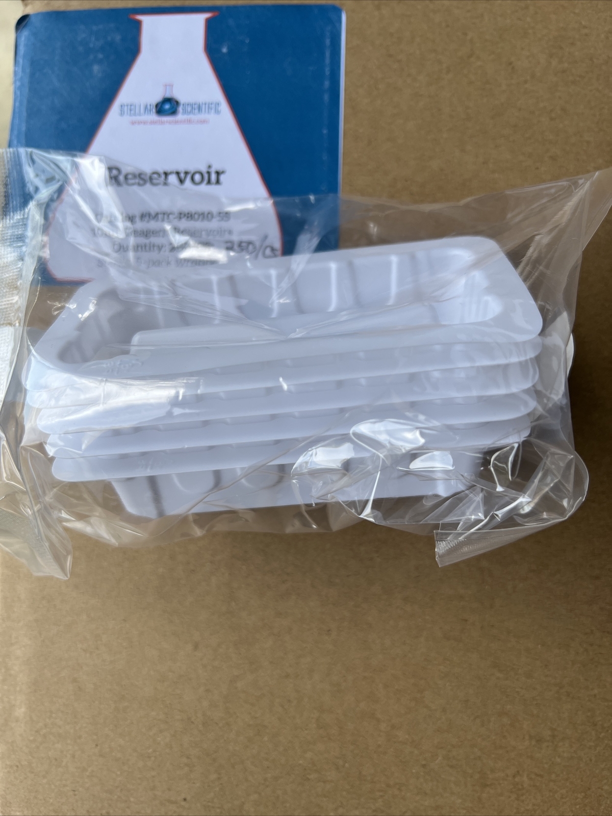 Stellar Scientific MTV-P8010-5S, 10mL Regent Reservoirs, Sterile – 250/CS -Gr12