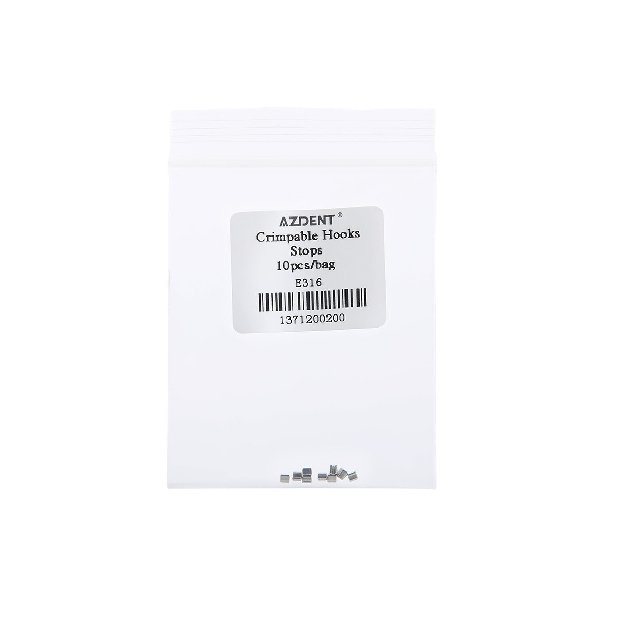 AZDENT Dental Ortho Crimpable Hook Stops Type Fixed on Arch Wires 10pcs/bag