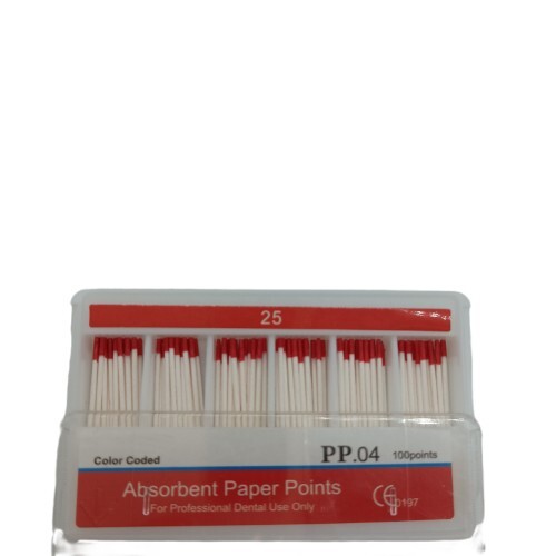 10Packs Dental Absorbent Paper Points Taper 0.04 25# Fit Endodontic Root Canal