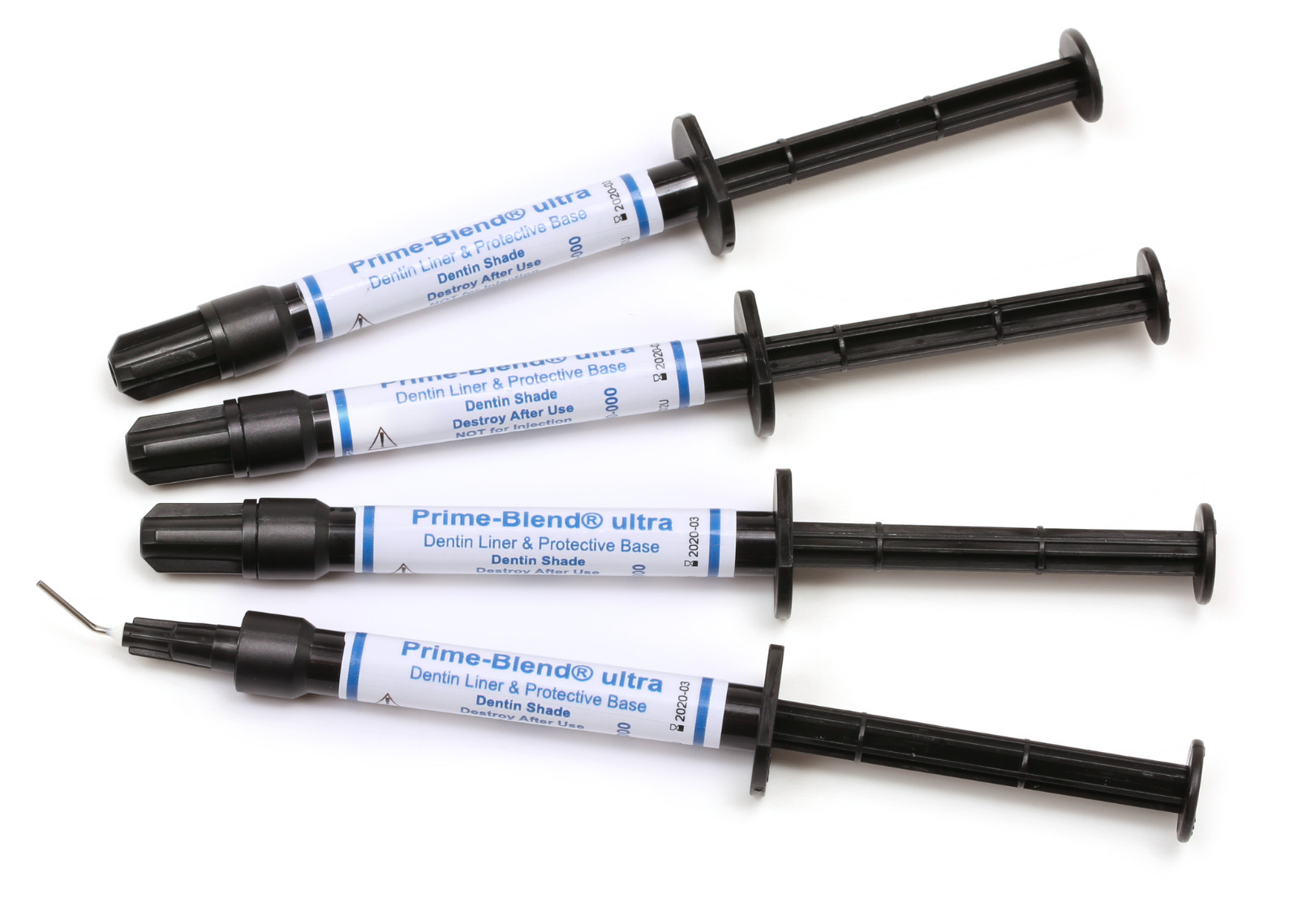 Prime Dent – 4 X 2g Prime Blend Ultra Dentin Liner Base With Tips FREE SHIPPING
