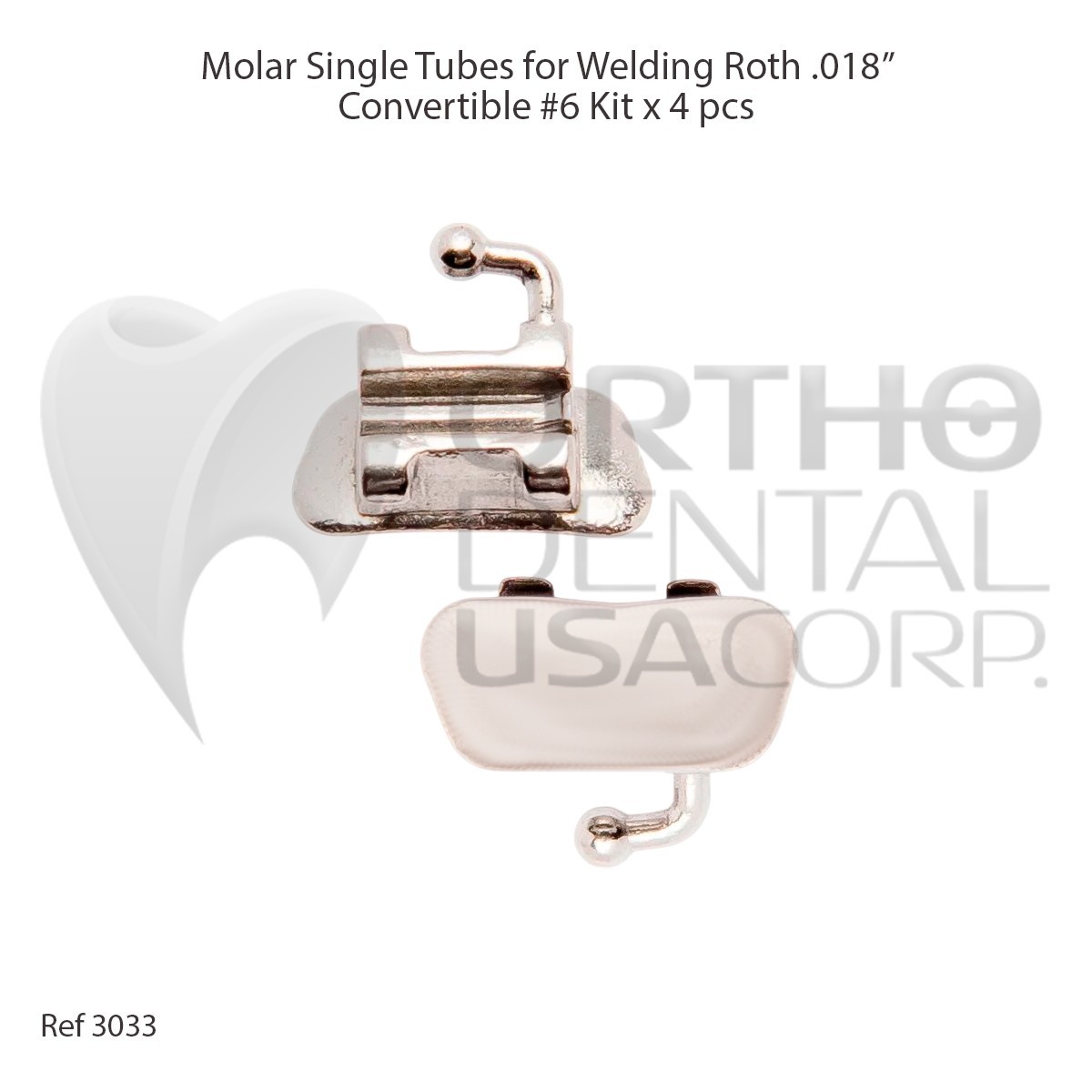 Dental Orthodontic Welding tubes Roth or MBT .018 or .022 Kits all quadrants
